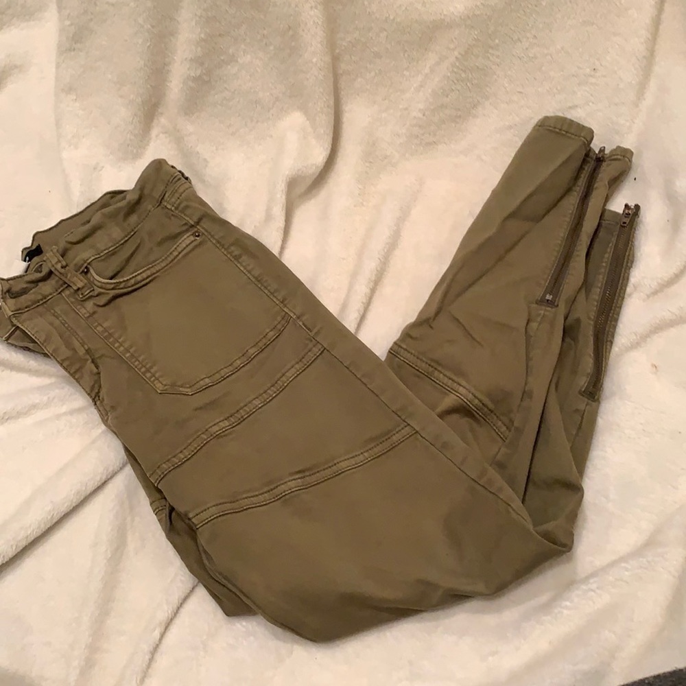 Moto style jeans